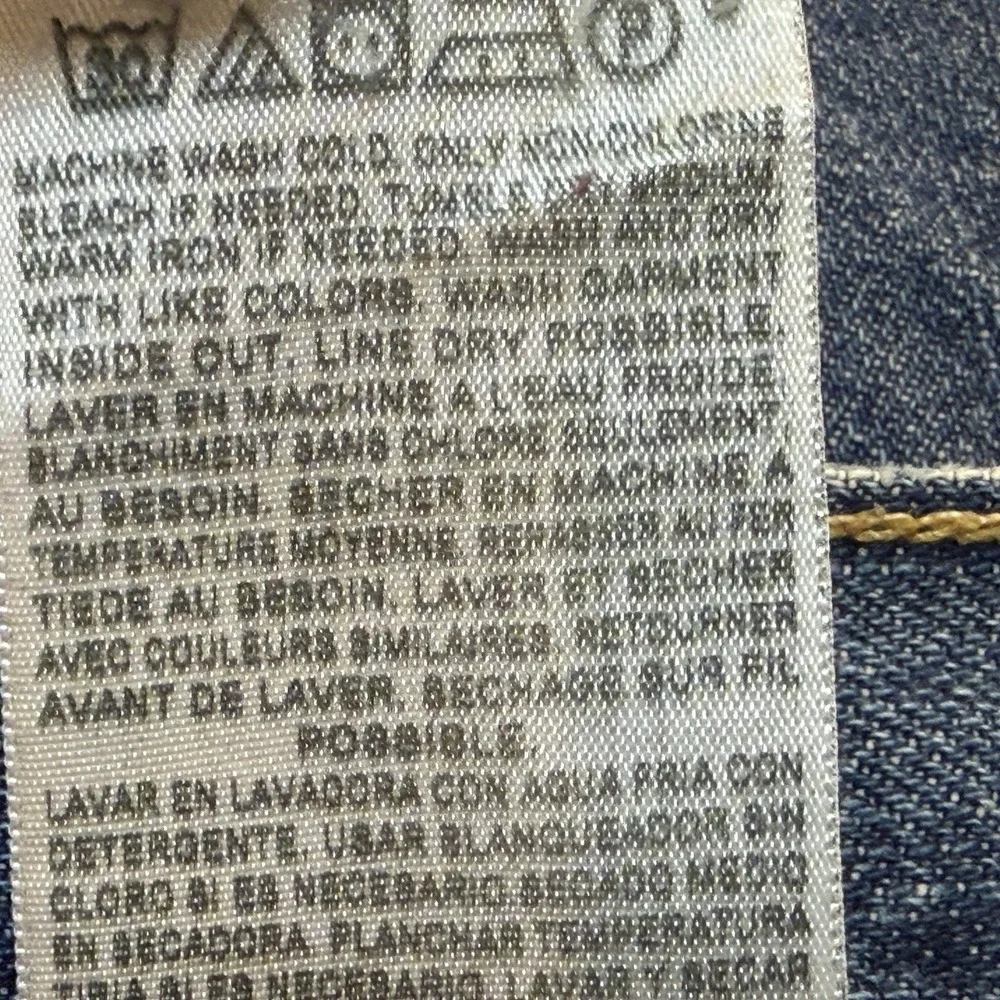 Levi's 550 Jean Shorts‎ Mens Size 40 Medium Wash Denim Relaxed Fit Red Tab